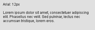 skrifttyper Arial
